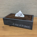 ティッシュケース　木製