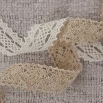 コットン&麻トーションレース　各3mセット（合計６ｍ） Cotton&Linen torchon lace 3m each (total 6m)