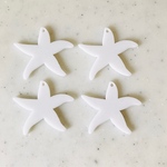 White Starfish Pendant Tops
