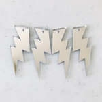 Silver Mirror Lightening Pendant Tops