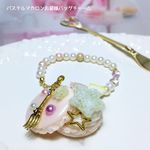 パステルマカロンお星様バッグチャーム ピンク
