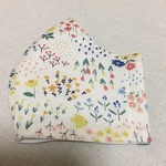 立体マスク （薄タイプ）北欧柄 ナチュラルガーデン