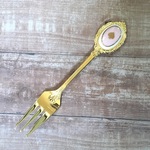 kate様専用　ゴールドスペード柄のゴールドフォーク 1本