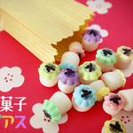 選べる8色●懐かしの駄菓子　ヨーグルピアス/イヤリング