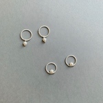 【予約作品】パールミニピアス*sv925