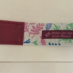 ⭐️ウクレレストラップ　北欧の海柄　レッド⭐️