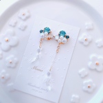 シンデレラモチーフ♡スワロフスキー♡ビジュー♡ピアス・イヤリング