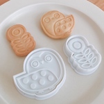 鳥と花のクッキー型 2点セット