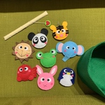 ◆再販3◆☺︎送料無料☺︎フェルト＊釣りセット＊おもちゃ