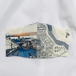 浮世絵×古地図マスク　少し大きめ