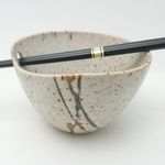 穴あきカフェ茶碗　うのふ