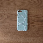 *受注製作*ミナペルホネン*タンバリン*ライトグリーン×ライトベージュ*mina perhonen*iPhoneケース*iPhoneカバー*スマホケース*スマホカバー