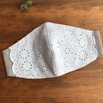 レース立体マスク　ハンドメイド　レディースサイズ