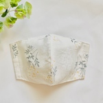 再販🎀大人気🎀大人用　立体マスク🌿Flower lace🌿北欧柄