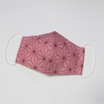 【サイズＳＳのみ】　立体マスク　麻の葉模様　鬼滅の刃　禰豆子