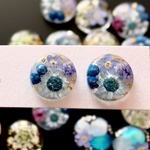 たっぷりお花を閉じ込めたピアス／イヤリング