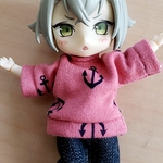 ねんどろいどどーる　トレーナー&ジーンズ