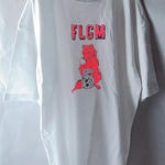 ビッグシルエットTシャツ /オオカミ /ホワイト