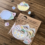 書き込める✎*。雨の日シール      ＊ 幼稚園  保育園  保育士  先生  卒園アルバム  手帳  コメントシール  アルバム クラフト 育児日記   成長記録  シール 