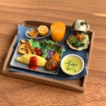おうちde優雅なカフェランチ　オムライスプレート