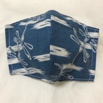 手ぬぐい立体型マスク（青トンボ）