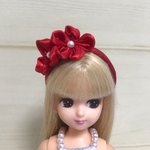 リカちゃんカチューシャ　小花