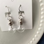 豆電球ピアス(イヤリング)