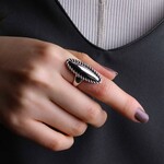 [送料無料] 〈silver925〉vintage tasteオーバルシルバーリング2〜25号 <LR011>