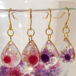 花のピアス