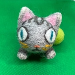 猫キーホルダー (アメショ) ①