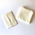 wmd～さま専用：ティッシュケース＆ハンカチみたい♪サニタリーケースのセット♡オフホワイトレース