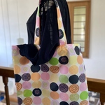【雨の日も安心☂️】北欧柄トートバッグ　折りたたみ エコバッグ