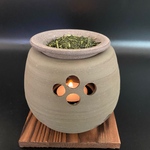 茶葉、キャンドル５個付茶香炉、お家で緑茶の香りをお楽しみください！