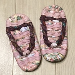 *送料無料*22cm*布ぞうり*ピンク系*C*