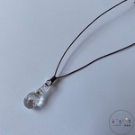 ガラス しゅわしゅわ泡のネックレス クリア ③