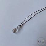 ガラス しゅわしゅわ泡のネックレス クリア ⑤