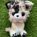 ＊nonon様オーダー品 ふわもこ あみぐるみ ワンちゃん（チワワ）＊