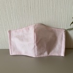 再販！　ひんやりマスク　接触冷感　ＵＶカットマスク 抗菌消臭　大きめロングサイズ　きれいめベビーピンク