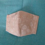 手作り マスク ハンドメイド 女性用 子供用 (高学年) ( ハート )  立体  ダブルガーゼ  ガーゼ