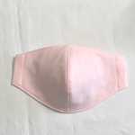 送料無料　大人用立体マスクＢ　大きめサイズ　トリプルガーゼ　可愛いピンク