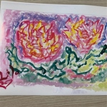 薔薇の精霊と龍
