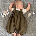  ワークパンツ風♡ベビーサロペット♡ロンパース♡