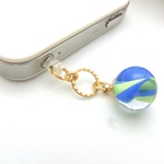 saly☆かわいいビー玉☆イヤホンジャック//充電口用アクセサリー