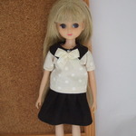 リカちゃん　シンプルスクールガールセット