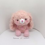 【 3/29 OPEN 】ピンクのたれ耳うさぎのあみぐるみ