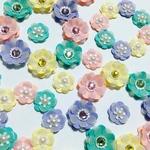 お花シール❁︎スワロフスキー❁︎40枚❁︎unicorn color