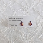 送料無料✴︎アレルギー対応✴︎再販3♡small butterfly ピアス・イヤリング♡リアルパープル③