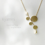 round leaf tree & pearl necklace～16kgf～