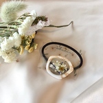 【 5/16 21:00〜 】marble hair ribbon ( white )