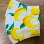 再販＊夏向き＊【レモン】大人用立体マスク　夏に爽やか♪